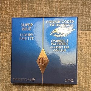 NWB Charlotte Tilbury Super Blue Eye Shadow Palette SOLD OUT